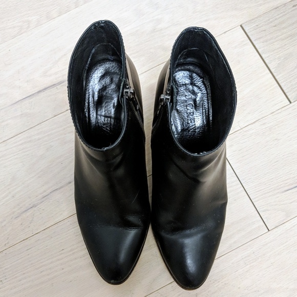 J. Crew Laine black leather ankle booties - Picture 5 of 8